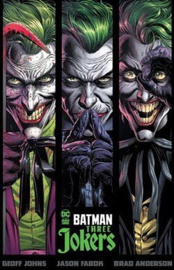 جلد کتاب Batman Three Jokers