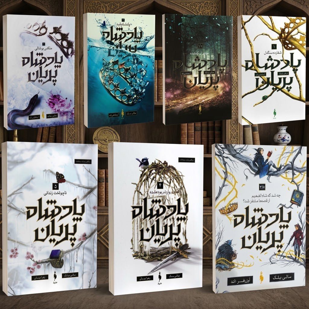 جلد کتاب مجموعه هفت جلدی پادشاه پریان