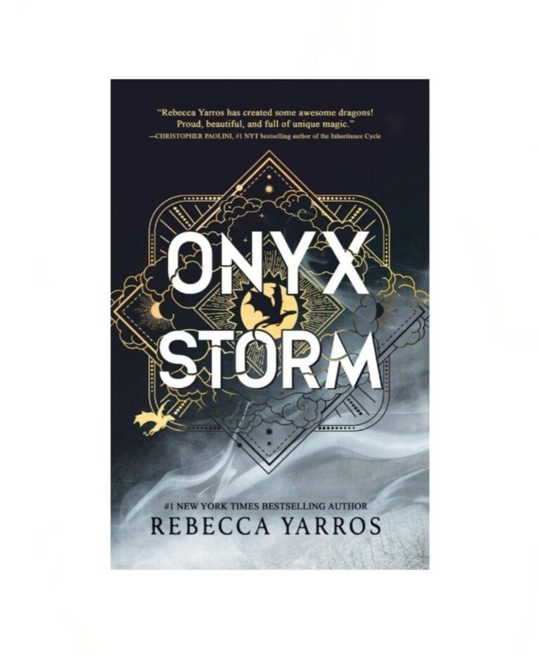 جلد کتاب Onyx Storm